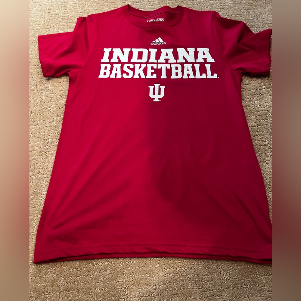 Adidas Indiana University basketball tee shirt